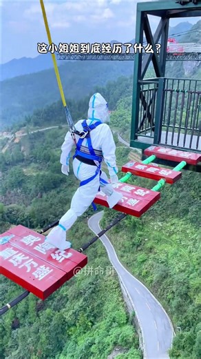 Bungee Jumping With Rope In Beautiful Place:Asmr Bungee Jumping