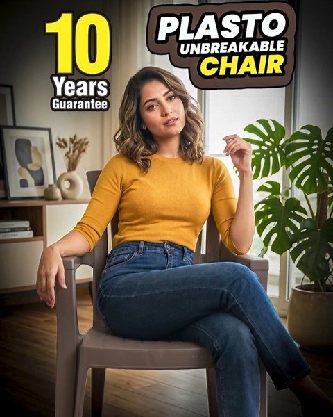 Heavy duty plastic chair | Best plastic chair for outdoor | Unbreakable Chair | 10 Years Guarantee