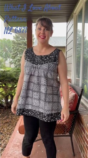 🧵🪡3 Things I Love About New Look 6871 #sewingpatterns #sew #sewover50