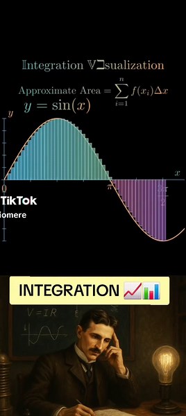 How Integration Works 📈✅️ --- --- Math, Mathematics, STEM, Algebra, Geometry, Trigonometry, Calculus, Differential Calculus, Integral Calculus, Derivatives, Integral, Integration, AntiDerivative, Visualized, Animated, Animation. #fyp #math #animation #calculus #viral