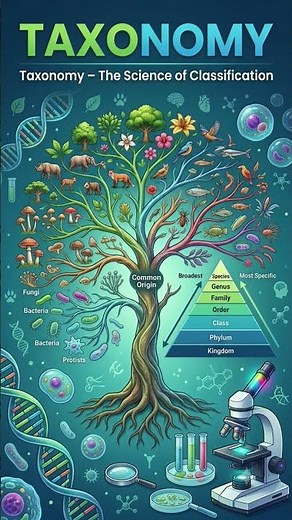 Taxonomy – The Science of Classification | Introduction to Taxonomy #education #biology # #science