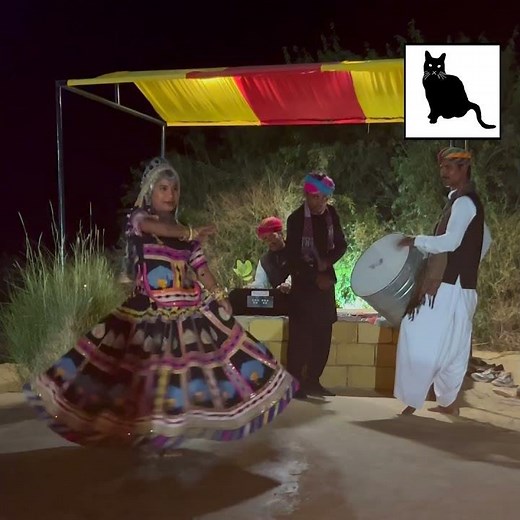 A beautiful and mesmerizing traditional Rajasthani dance