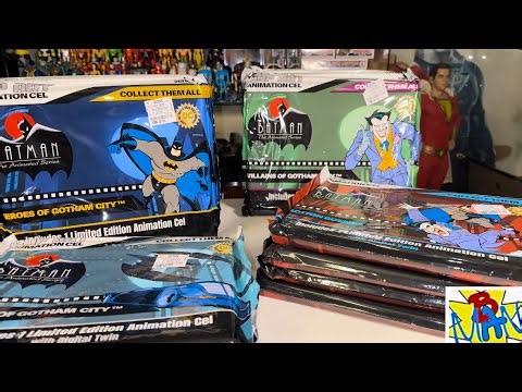 Batman the Animated Series BTAS Pop Art Animation Cels Ross Blind Bags Heroes Villains Vehicles DC 