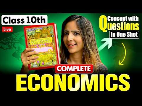 Class 10th Complete Economics in One Shot | Concept with Questions | Reema maam