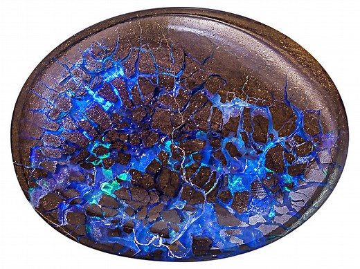 Boulder Opal Gem Guide and Properties Chart