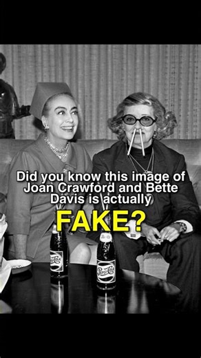 FAKE Bette Davis and Joan Crawford photo DEBUNKED