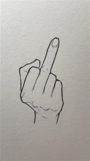 How to Draw a Hand ⭐️Tutorial⭐️ #howtodraw #sketch #draw #art #shorts #hand