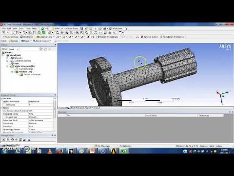 Torsional Analysis of Splined Shaft