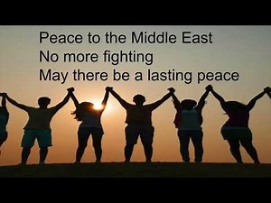 From the River to the Sea, Peace to the Middle-East: "Resolve, Love, & Forgive"