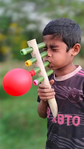 New bamboo & cute balloon pops toy #diy #art