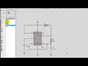 Astable Multivibrator circuit with Proteus (ISIS)