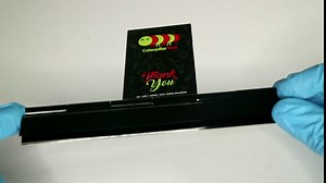 3 x Acrylic Hinge 300mm (11 13/16 in), BLACK, Continuous Acrylic Piano Hinges