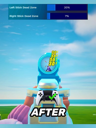 NEW AIM MAGNET SETTINGS 🎯 #fortnite #fyp #fortnitesettings #controller #fortniteupdate