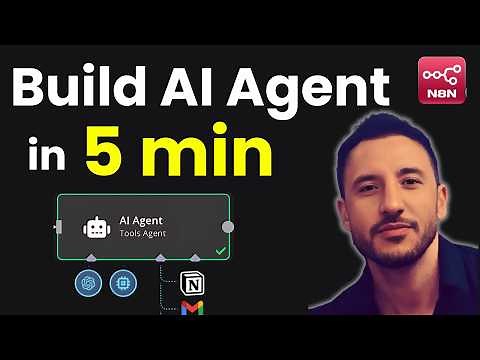 Build a NO CODE AI Agent in 5 min with n8n (Step-by-Step)