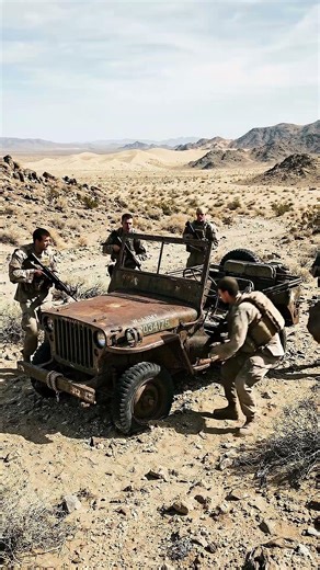 My hidden Bunker under a old jeep in desert #bunker #military