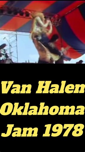 Van Halen 1978 Oklahoma Jam