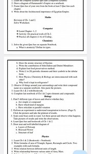 Maths Revision of Ch- 1 and 2. Solve Worksheet. Computer * Lear... | Filo