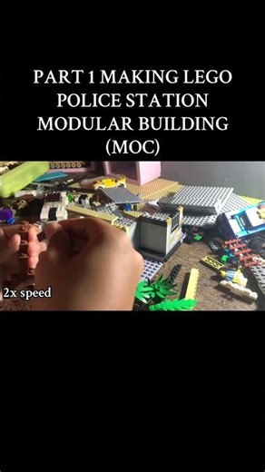 My first video to making lego police station modular (MOC)