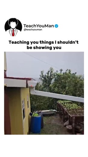 @teachyouman on Instagram: "How to evaluate rainwater Evaluating rainwater starts with understanding its source and how it is collected. Fresh rainwater can be relatively clean when it falls, but it quickly picks up contaminants from the air and from any surface it touches. To evaluate it, you look at basic physical qualities like clarity color and smell, since cloudiness or odors can signal pollution. Testing the water’s pH is also important because rainwater is often slightly acidic and can be