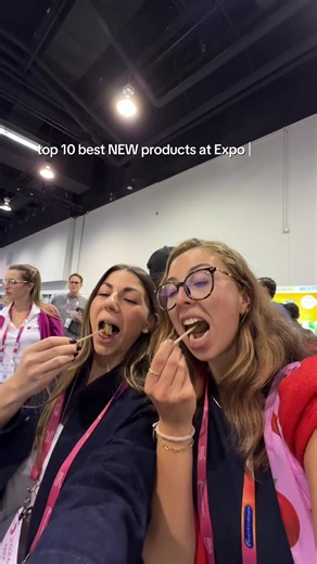 COUNTING DOWN THE DAYS til these are in stores 🤌🤌🤌 also that was my best attempt at ~rapid fire~ @Chomps @Sweet Loren’s ✨ @Spindrift @Elmhurst 1925 @Doughlicious Dough Marianne’s @grunsdaily_ @Minor Figures UNREAL @Siete Foods @SOMOS #expowest #expowest2026 #newproducts #cpgbrands #naturalproducts