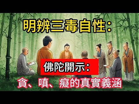 明辨三毒自性：佛陀開示貪、嗔、癡的真實義涵！#佛學 #正能量 #菩提解脫道 #佛教文化 #佛教故事 #人生感悟