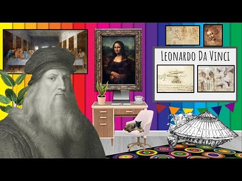Leonardo da Vinci for Kids 🎨 | Easy Art Lesson & Project