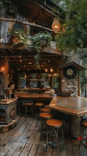 Whimsical Treehouse Rustic Kitchen Tour 🌿 | Cozy Forest Hideaway Aesthetic