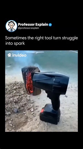 Professor Explain 🤯 on Instagram: "Some tools don’t just simplify tasks—they make them mesmerizing. This battery-powered mini blower elevates fire-starting, sending a steady stream of air that quickly turns cold kindling into glowing embers and roaring flames. Even in harsh coastal winds, it maintains control, building a stable fire in under 15 seconds. Filmed near a beachside basketball court, the reel highlights the perfect mix of practicality and “wow” factor. Viewers, especially from Indone