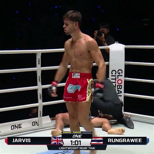 JAW-DROPPING KO 😱 George Jarvis starches Rungrawee in their rematch!