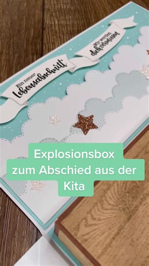 Explosionsbox für den Kollegen: Abschiedsgeschenk selbstgemacht