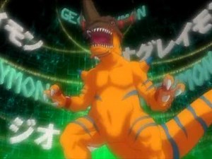 Digievolução - GeoGreymon - RizeGreymon [JAP]