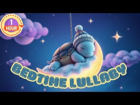 🐢 Sleepy Turtle Lullaby | 1 Hour Relaxing Baby Sleep Music 🌙