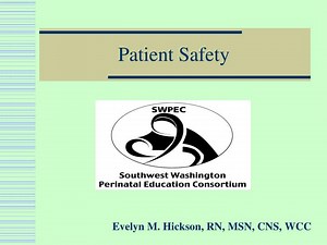 Patient Safety - SlideServe