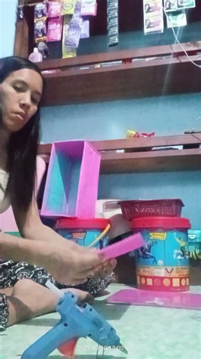 DIY Small Cabinet 5 Drawers Using Cardboard. #trendingvideo #youtubeshorts