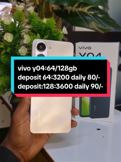 Vivo Y04 4G Key Features RAM: 4GB Storage: 64GB, 128GB OS: Android 14, ColorOS 14 Chipset: Unisoc T7225 (12 nm) Main Camera: 13MP 0.08MP Selfie Lens: 5MP Display: 6.74 inch, IPS LCD, 90Hz, 570 nits (HBM) Connectivity: Dual SIM, 3G, 4G Colors: Sparkle Black, Starlight White, Starry Purple Battery: 5500mAh, 15W Colorways: Titanium Gold (Titanium Silver), Dark Green (Majestic Green), Violet Call:0795832359 #vivokenya#y04series#lipamdogomdogofyp