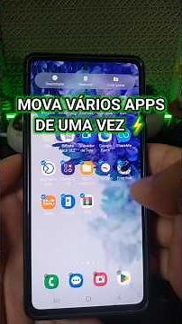Como MOVER VÁRIOS Aplicativos de UMA VEZ no Android (Truque de Organização)