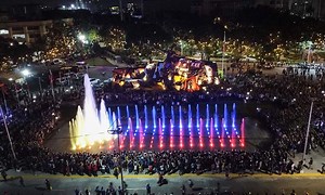 IN PHOTOS: Manila launches musical dancing fountain