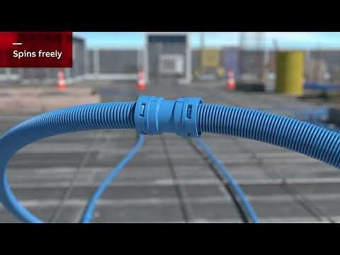 Carlon® Electrical non-metallic tubing (ENT) two-piece fittings