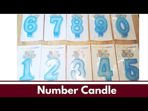 How to make number candle at home/ easy and simple tutorial/Candle Business