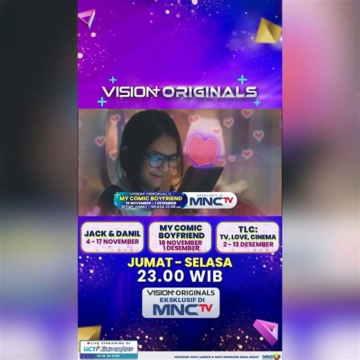 Series Terbaik Vision+ Originals, Bikin Malam Hari Makin Seru di MNCTV