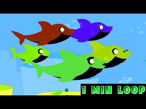 🎶 Baby Shark Dance Remix | Pinkfong Sound Variations🐬 [1 Min Loop] Several Versions | Nursery Rhymes