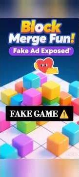 ❌ Block Merge Fun: The "Magical Money" SCAM ⚠️