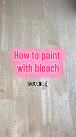 375K views · 9.2K reactions | How to paint with bleach! Safely and how to prevent holes :) | Dying Inside Arts | Facebook