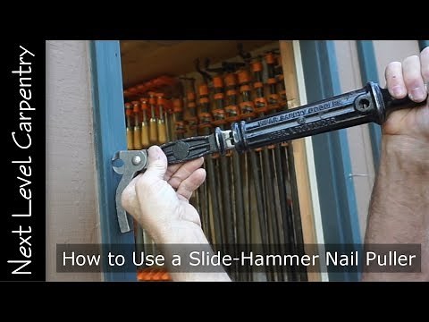 How to Use a Slide Hammer Nail Puller