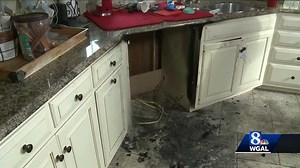 Recalled dishwasher bursts into flames in family's home