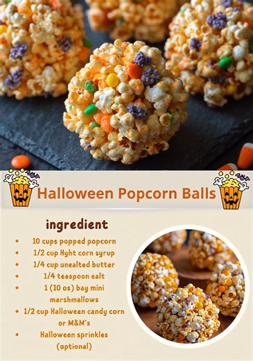 8.3K views · 32 reactions | These Halloween Popcorn Balls are the...
