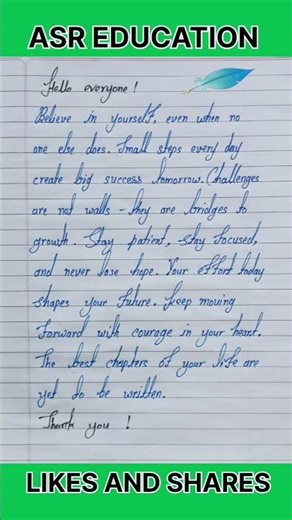 Best and neat handwriting ever | clean handwriting | English writing with pen