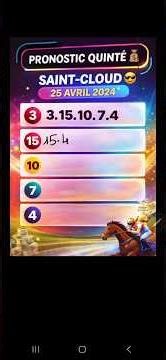 👉 QUINTÉ DU JOUR 🔥 GROS COUP À SAINT-CLOUD 💰 #shorts