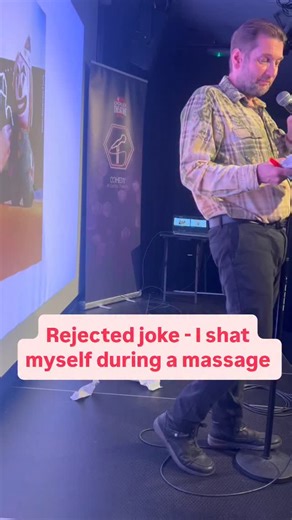 A joke about shitt1ng myself that didn’t make it into my new tour Gary on Laughing. Link in bio. | Gary Delaney