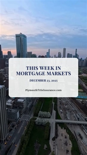 Plymouth Title Guaranty on Instagram: "This Week in Mortgage Markets Newly released economic data indicate easing inflation, mixed labor market signals, and a modest rise in housing activity, as the market continues to find its footing. Mortgage rates edged slightly lower, while affordability and inventory remain key factors shaping buyer and seller decisions. From inflation trends to job growth and existing-home sales, each indicator continues to influence expectations for interest rates and re